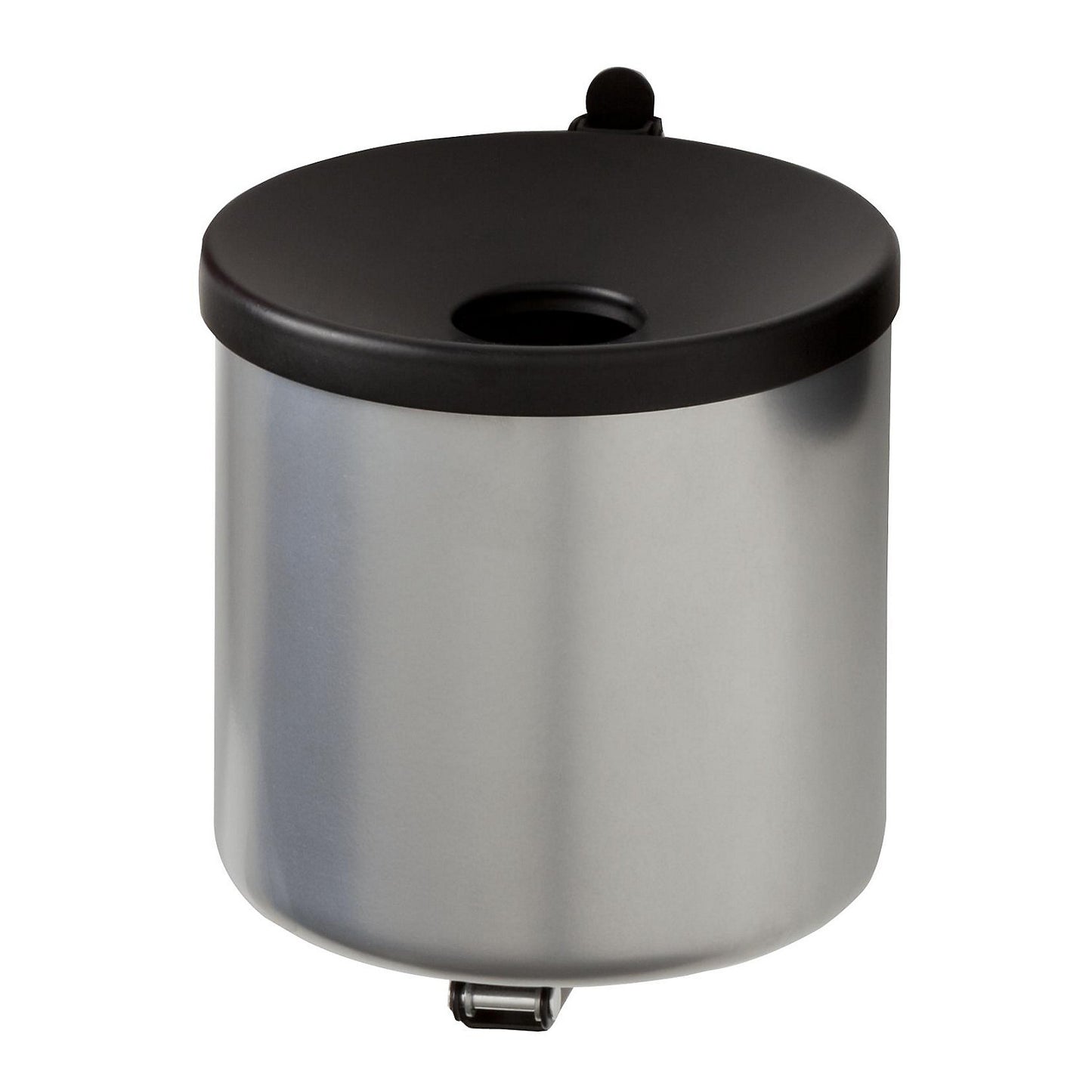 Wall ashtray, flame-extinguishing, 2.25 L, steel, silver.