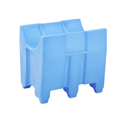 PE canister/drum filling stand, LxWxH 730 x 645 x 730 mm, blue.