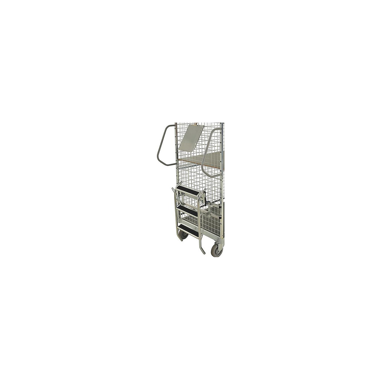 Ladder with two handles, for basic modular trolley with max. load 300 kg, LxWxH 540 x 480 x 670 mm.