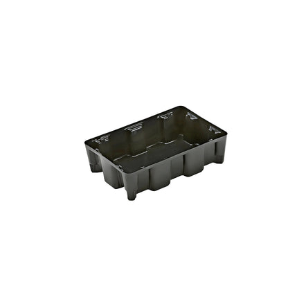 PE small container pallet tray, 25 l sump capacity, without grate.