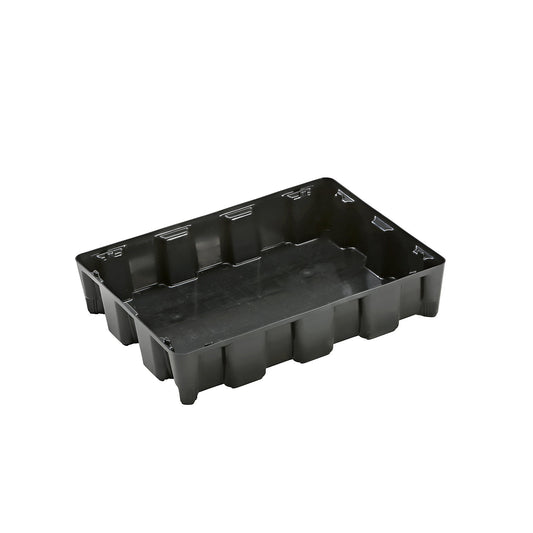 PE small container pallet tray, 60 l sump capacity, without grate.