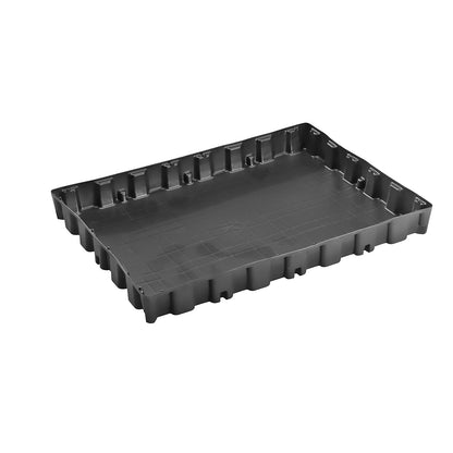 PE small container pallet tray, 250 l sump capacity, without grate.