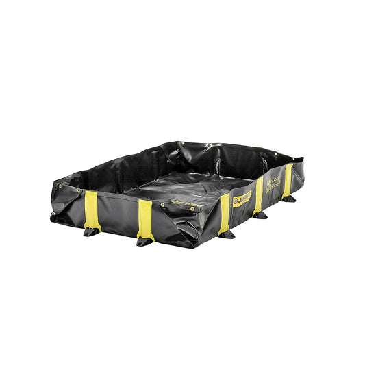 QuickBerm® rigid lock folding tray, for occasional traffic, LxW 1.8 x 1.2 m.