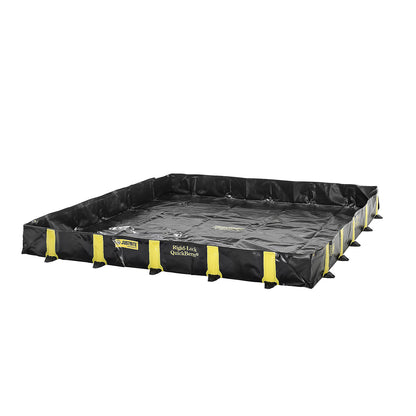 QuickBerm® rigid lock folding tray, for occasional traffic, LxW 3 x 3 m.