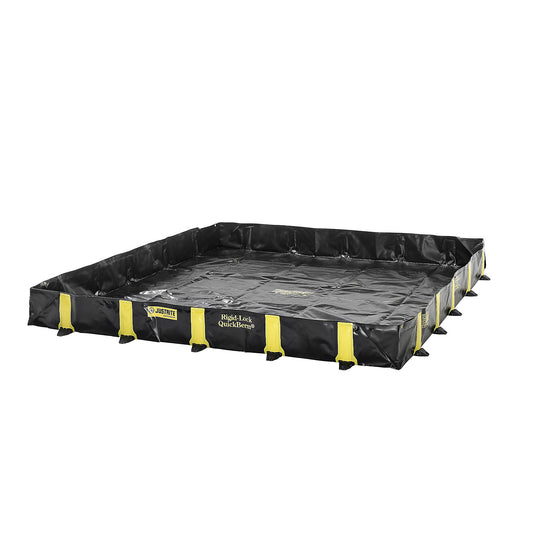 QuickBerm® rigid lock folding tray, for occasional traffic, LxW 3 x 3 m.