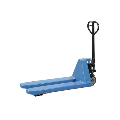 Heavy duty pallet truck, max. load 5000 kg, solid, reinforced.