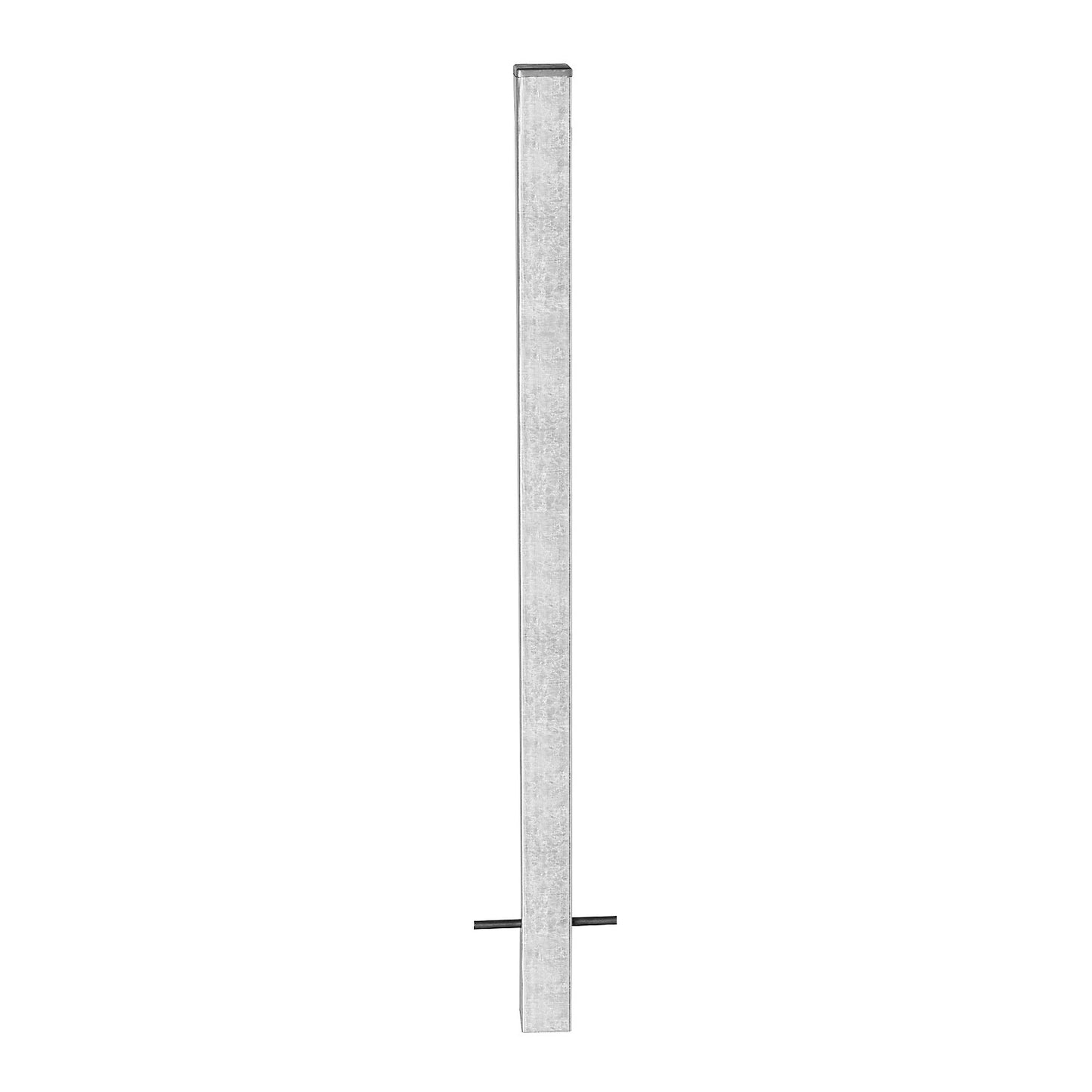 Bollard Morion, for setting in concrete, 70 x 70 mm, hot dip galvanised.