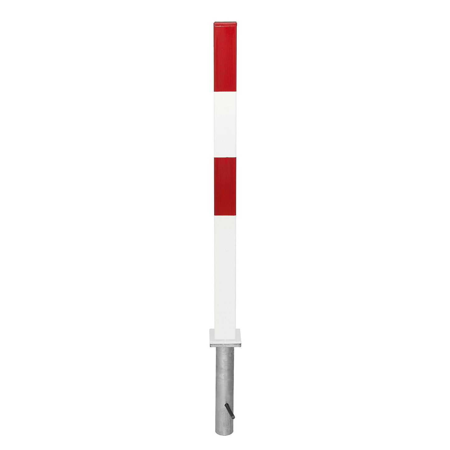Barrier post, 70 x 70 mm, without chain eyelet.