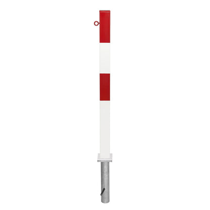 Barrier post, Ø 60 mm, 1 chain eyelet on the left.
