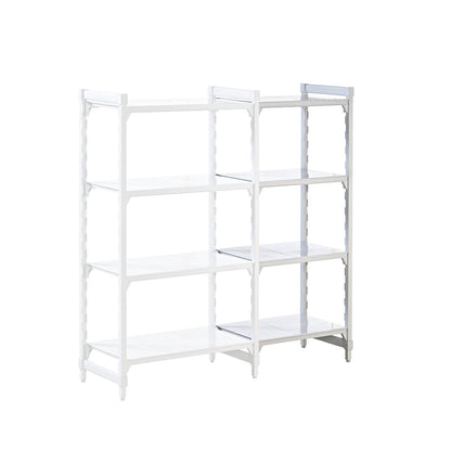 PREMIUM plastic boltless shelving unit system, shelf WxD 700 x 600 mm, extension shelf unit, width 735 mm, smooth base.