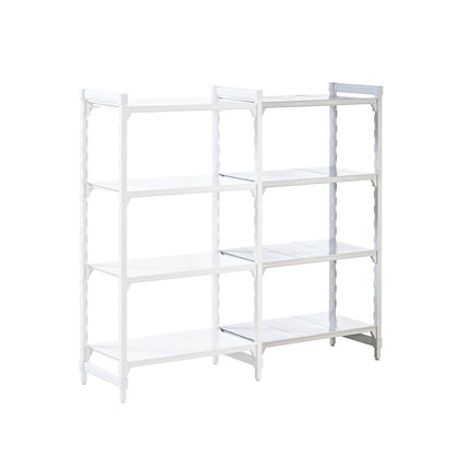 PREMIUM plastic boltless shelving unit system, shelf WxD 900 x 600 mm, extension shelf unit, width 935 mm, smooth base.