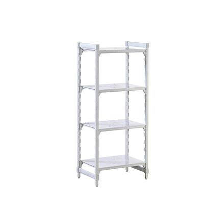 PREMIUM plastic boltless shelving unit system, shelf WxD 700 x 500 mm, standard shelf unit, width 770 mm, smooth base.