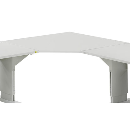 Corner panel, light grey, WxD 1153 x 1153 mm.