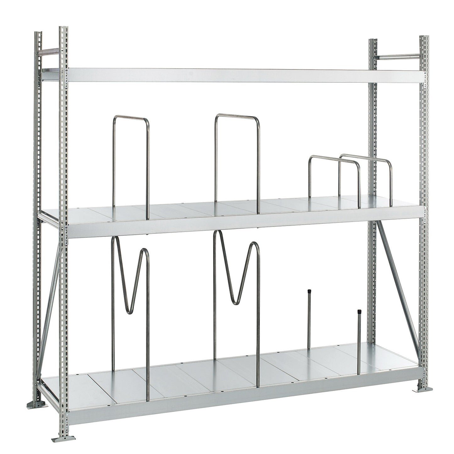 Wide span shelving unit, shelf load 500 kg, HxWxD 2000 x 2250 x 1000 mm, extension shelf unit.