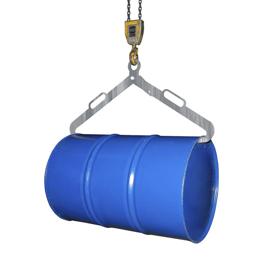 Drum tong, for horizontal, 200 l steel bung drums, galvanised.