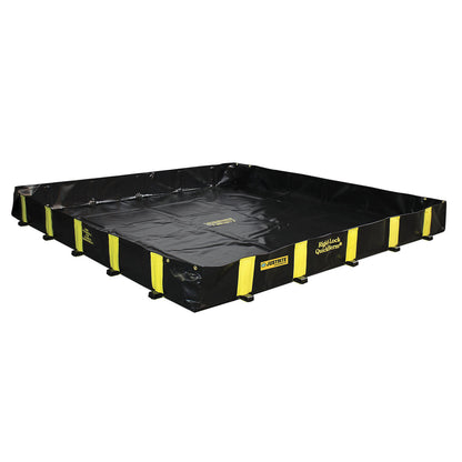 QuickBerm® rigid lock folding tray, for occasional traffic, LxW 2.6 x 2.6 m.
