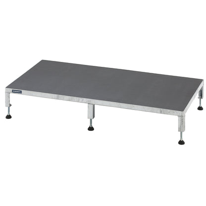 Working platform, height adjustable from 165 - 230 mm, with phenolic plywood panel, platform LxW 1210 x 610 mm, hot dip galvanised.