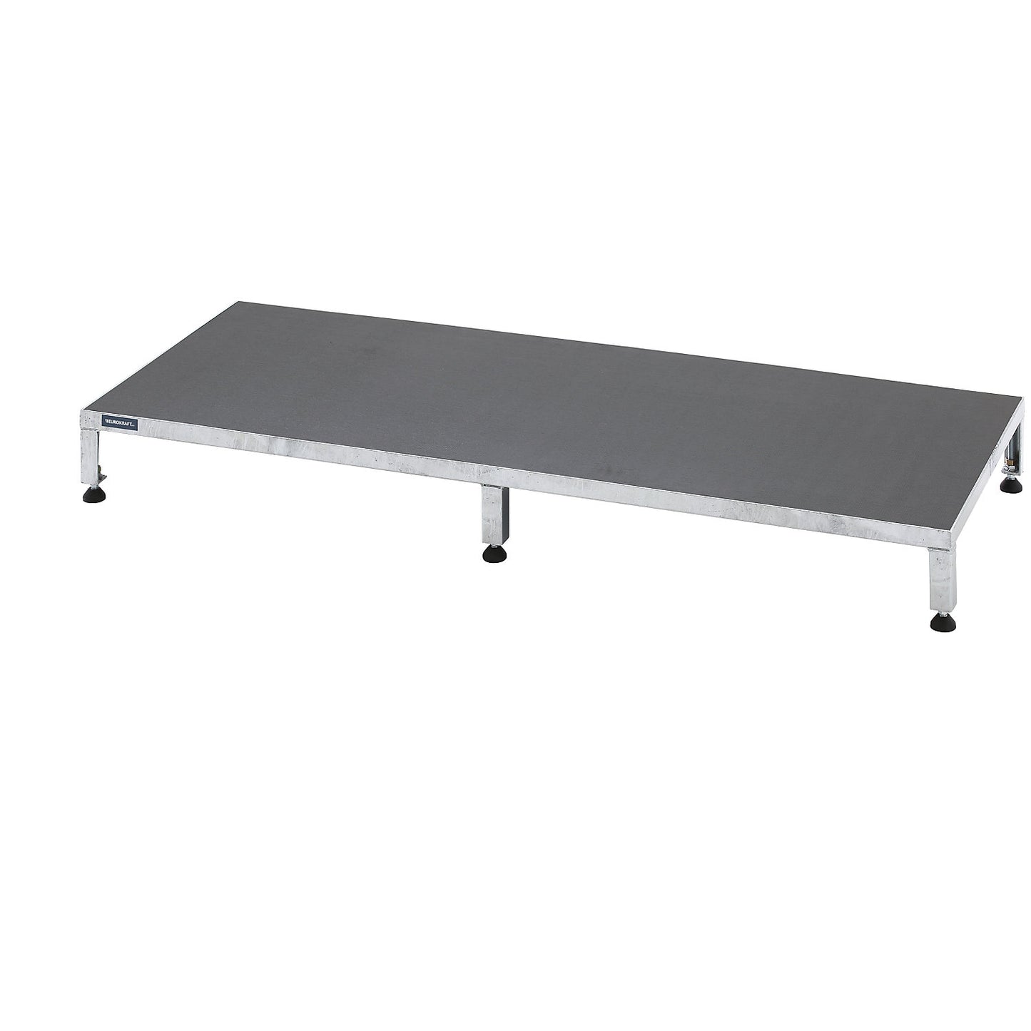 Working platform, height adjustable from 165 - 230 mm, with phenolic plywood panel, platform LxW 1510 x 610 mm, hot dip galvanised.