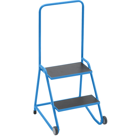 Mobile step stairs, steps with phenolic plywood, 2 steps.