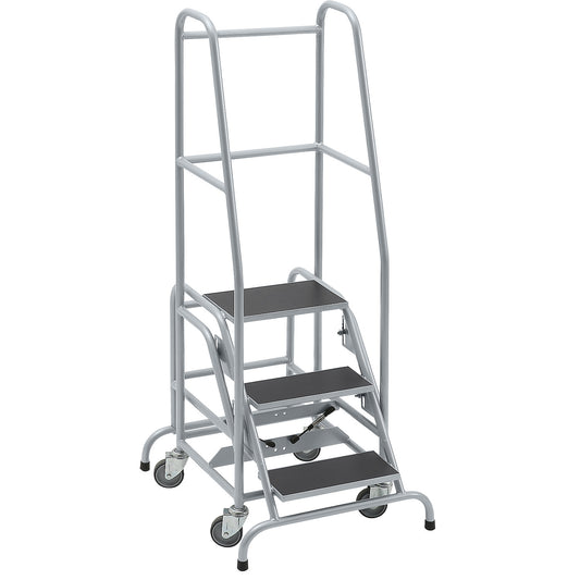 Mobile safety steps, phenolic plywood step inserts, with 3 steps.