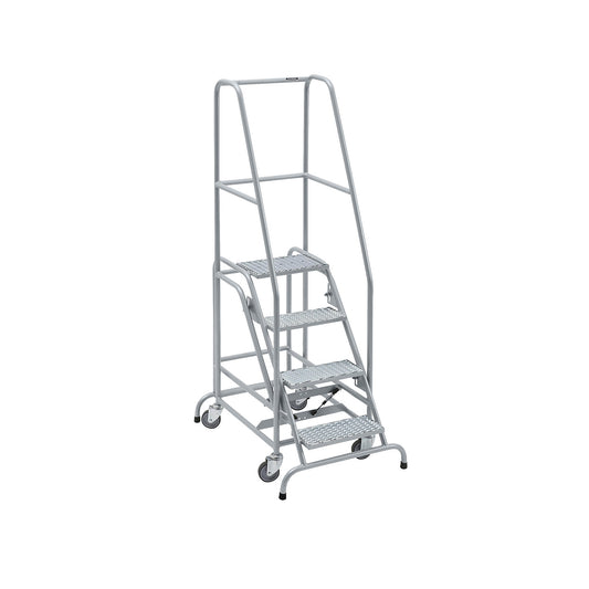 Mobile safety steps, diamond lattice step inserts, with 4 steps.