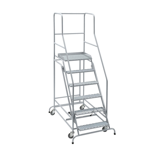 Mobile safety steps, diamond lattice step inserts, with 6 steps.