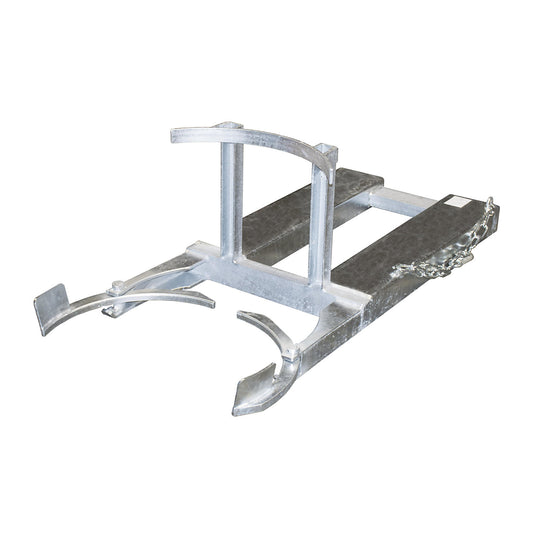 Drum grip, for 1 x 220 litre plastic drums, galvanised.