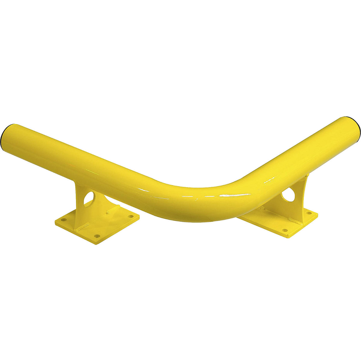 Impact protection barrier, to bolt in place, outside corner.