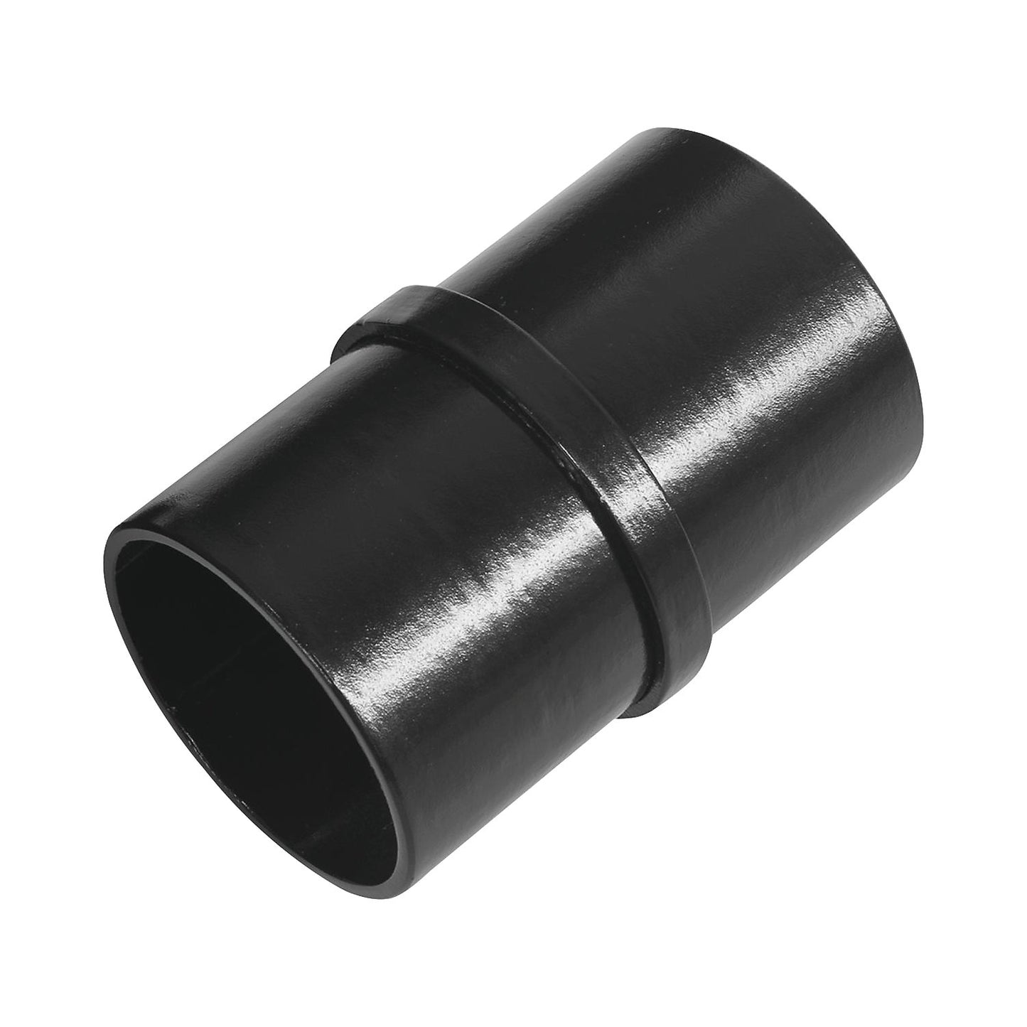 Adapter for impact protection barrier, for infinite connection, black.