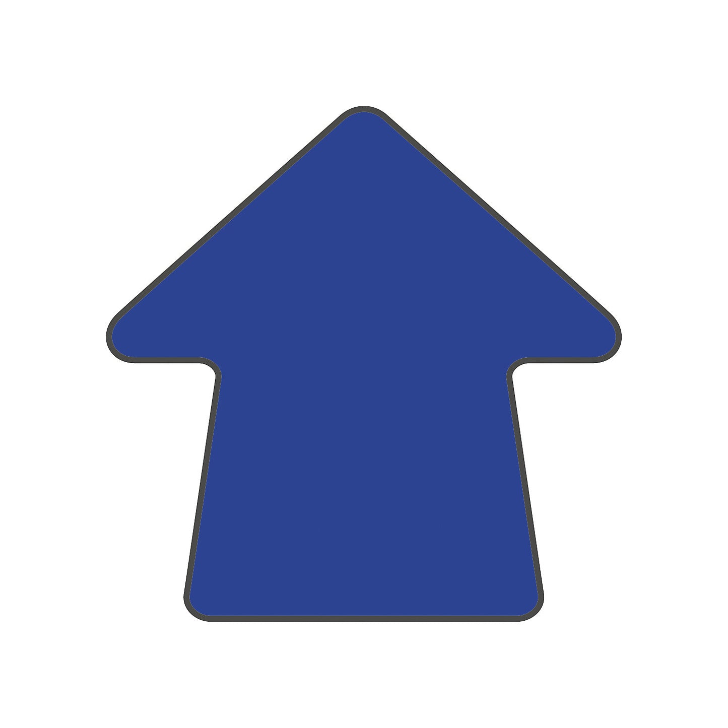 PVC floor markings, arrow shape, pack of 100, blue.