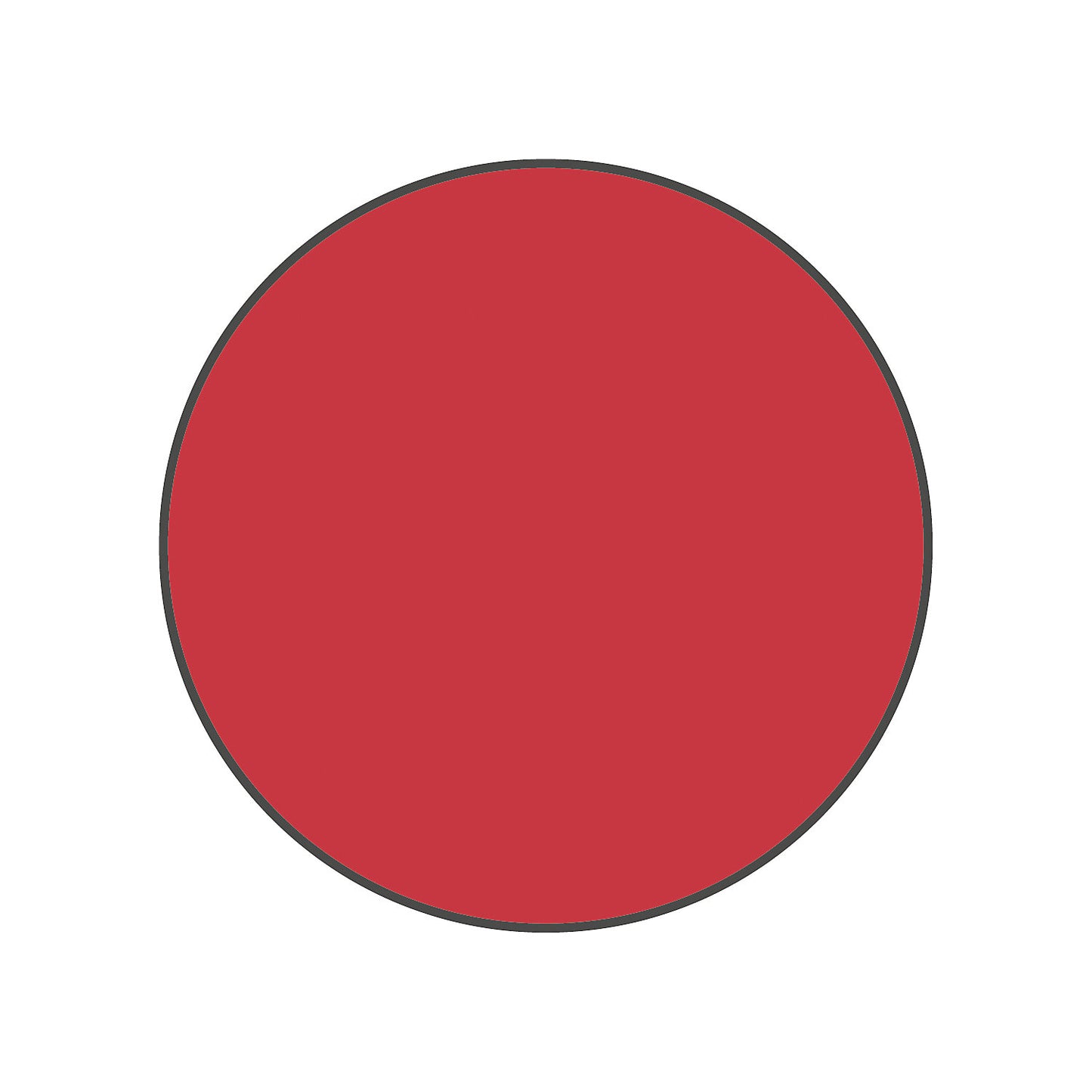 PVC floor markings, circle shape, pack of 100, red.