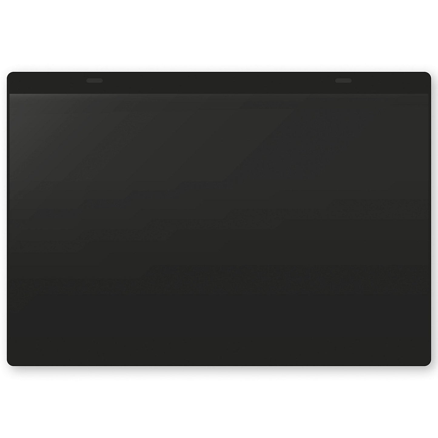 Document pouches, self adhesive, A4 landscape, pack of 10, black.