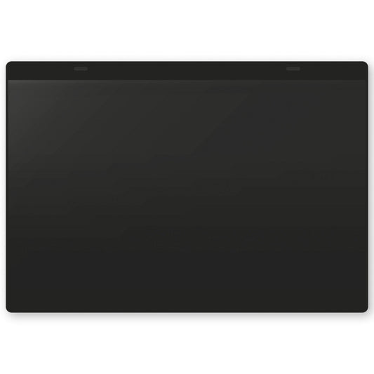 Document pouches, self adhesive, A4 landscape, pack of 10, black.