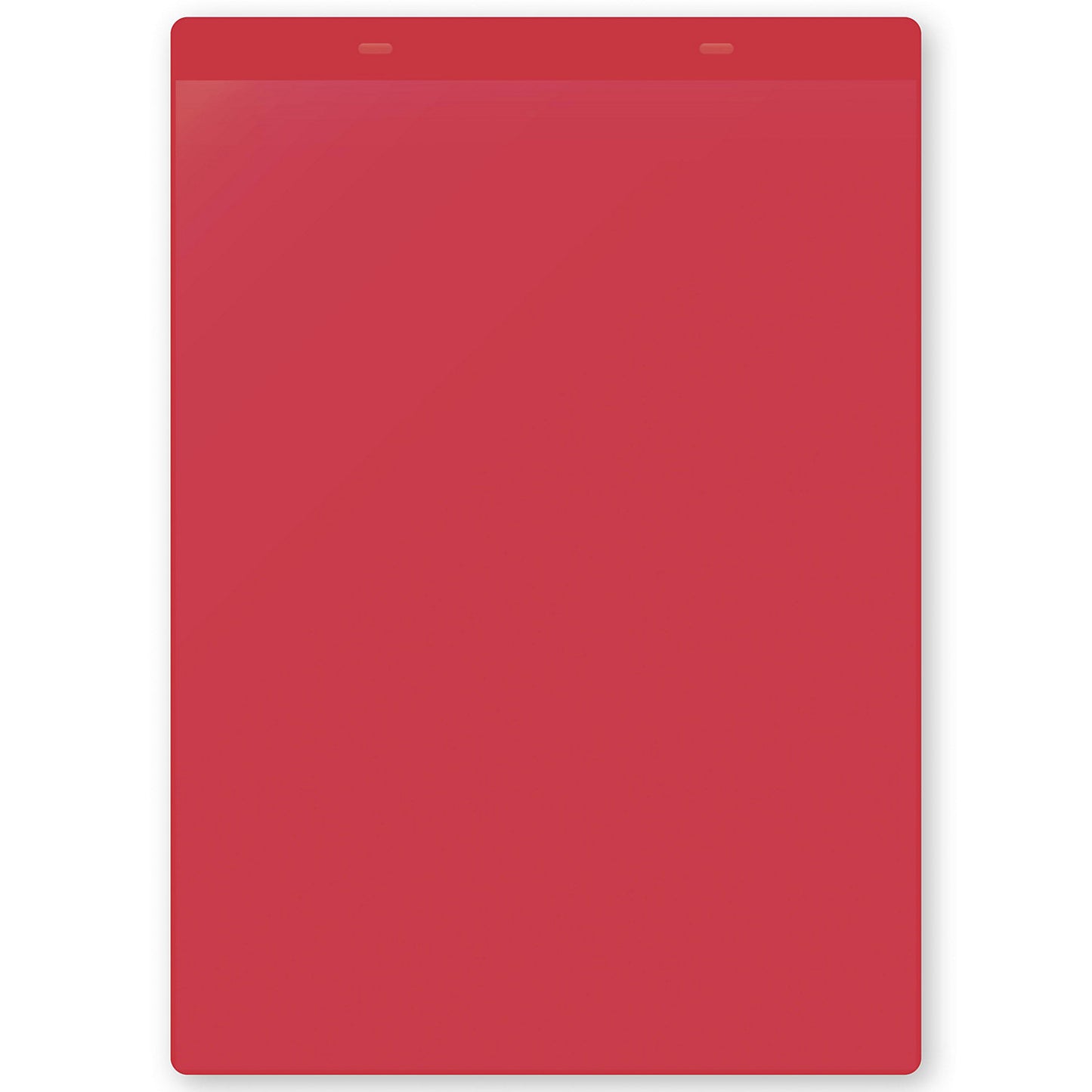 Document pouches, self adhesive, A4 portrait, pack of 10, red.