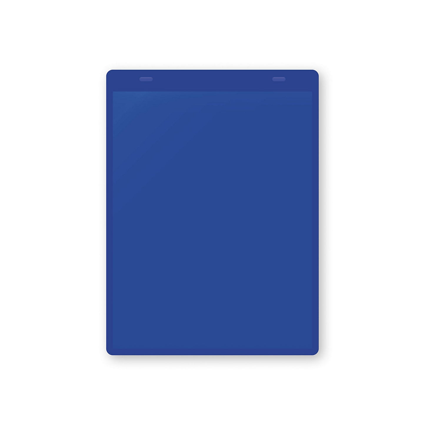 Document pouches, self adhesive, A5 portrait, pack of 10, blue.