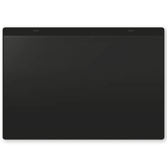 Document pouches, magnetic, A4 landscape, pack of 10, black.