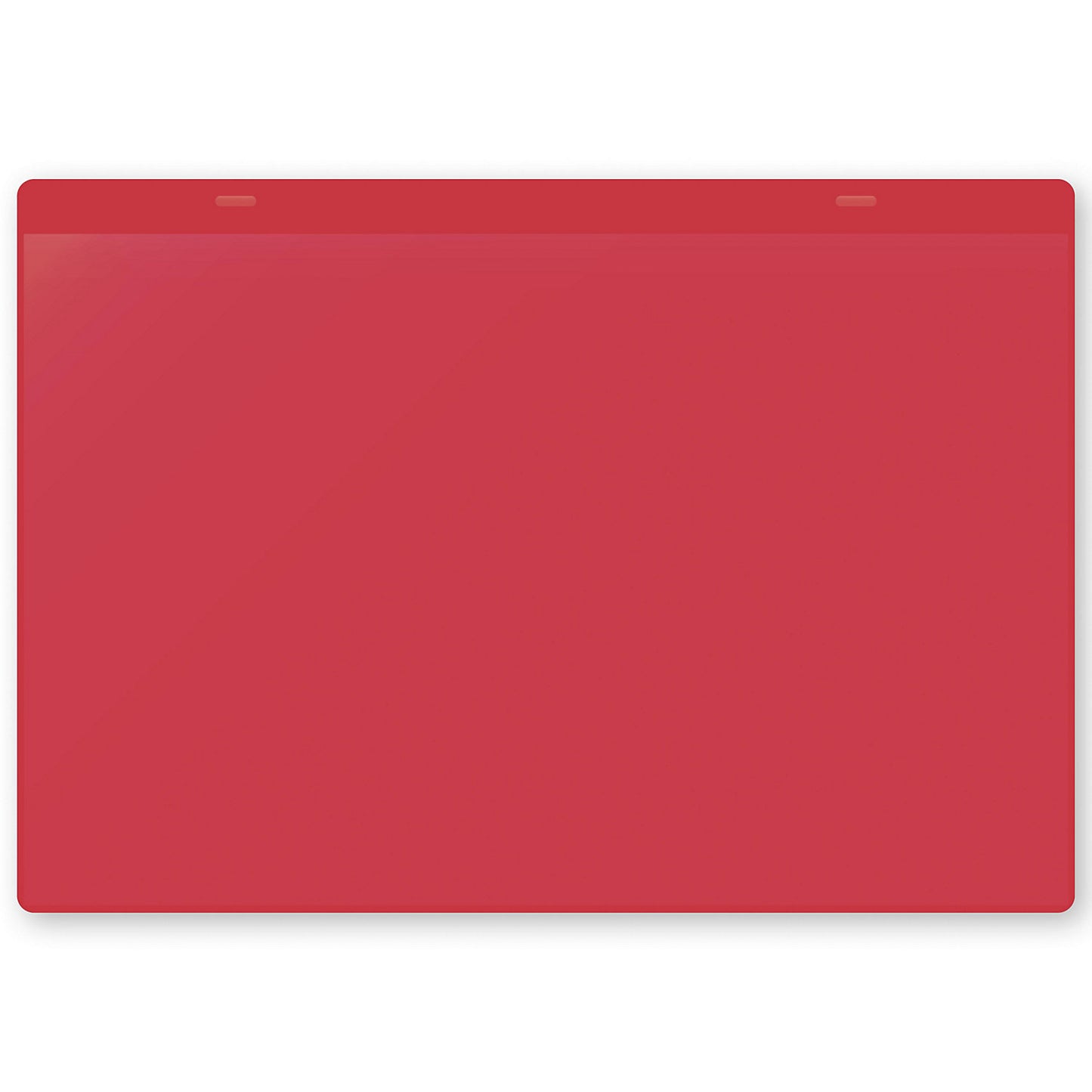 Document pouches, magnetic, A4 landscape, pack of 10, red.