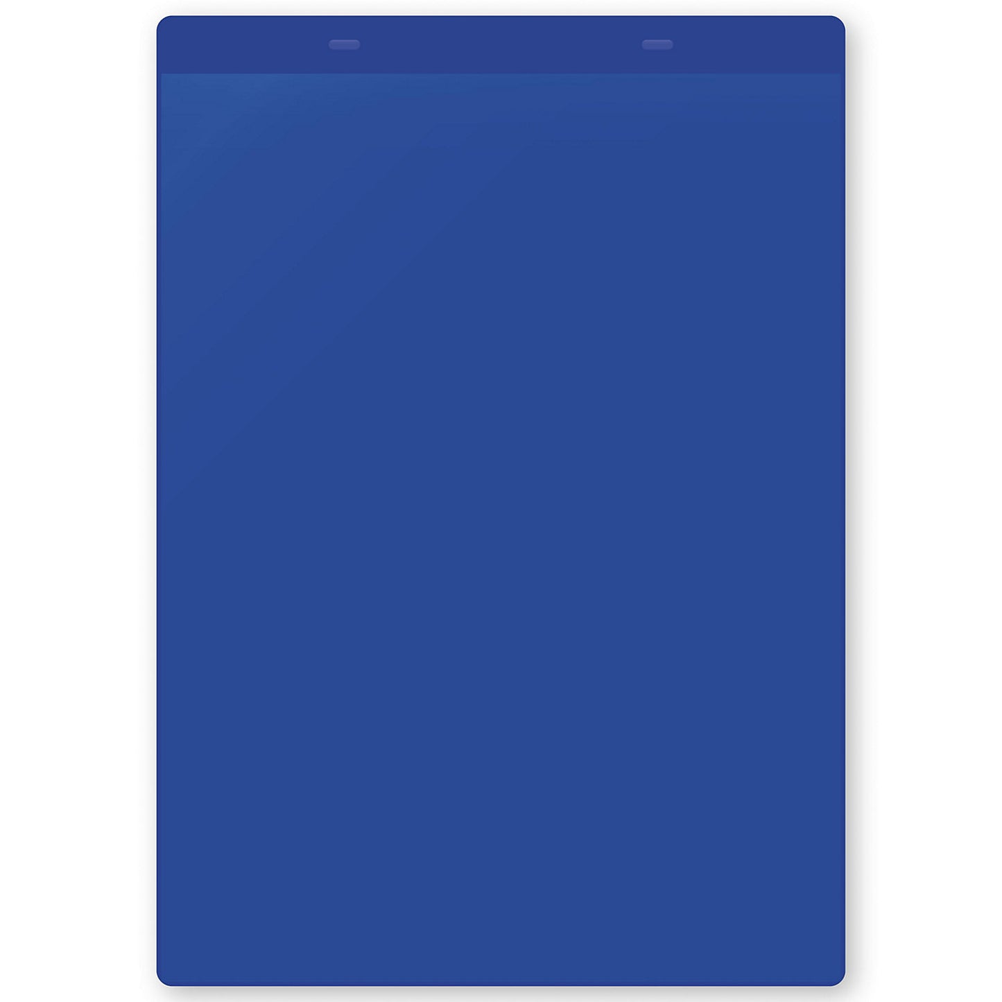 Document pouches, magnetic, A4 portrait, pack of 10, blue.