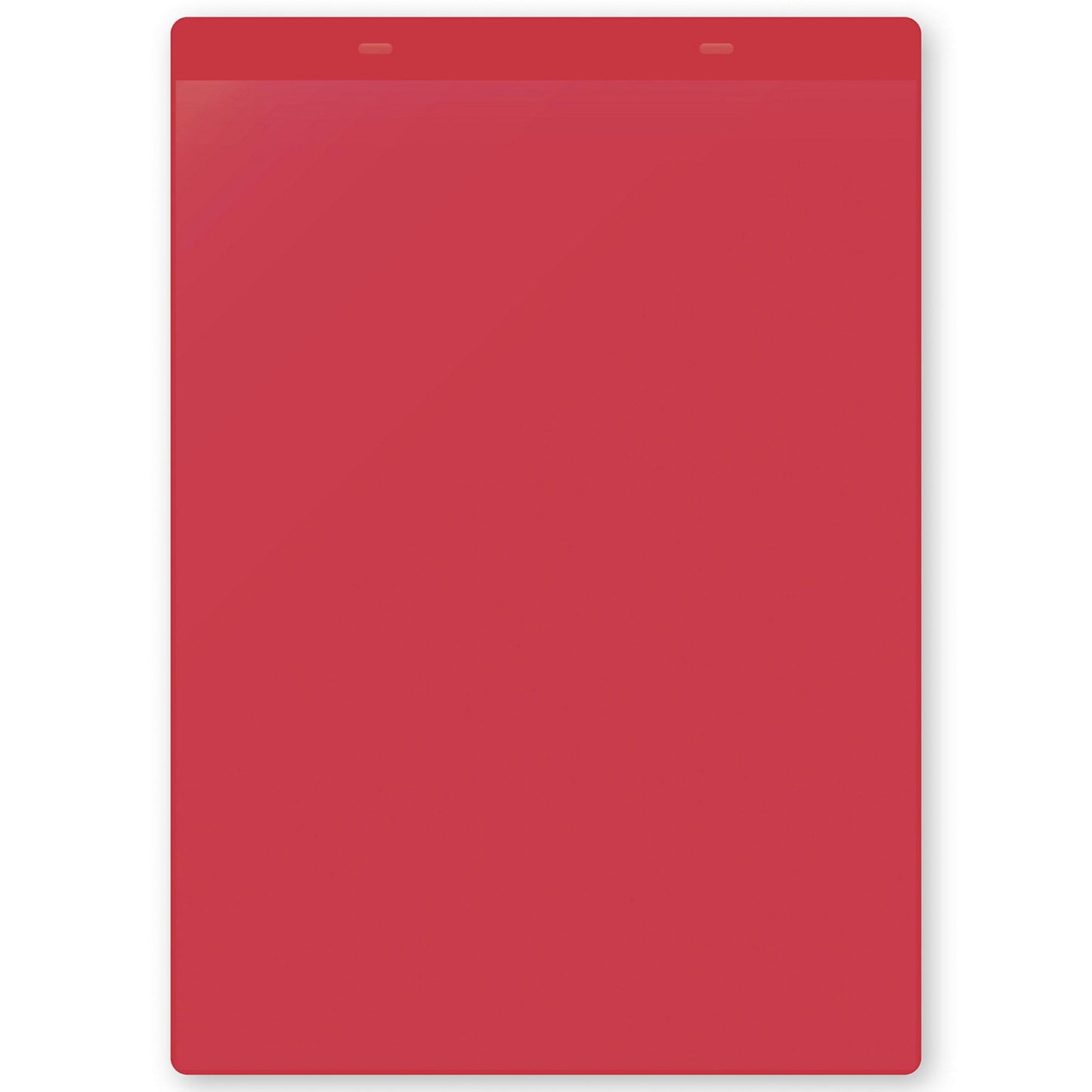 Document pouches, magnetic, A4 portrait, pack of 10, red.