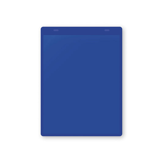 Document pouches, magnetic, A5 portrait, pack of 10, blue.