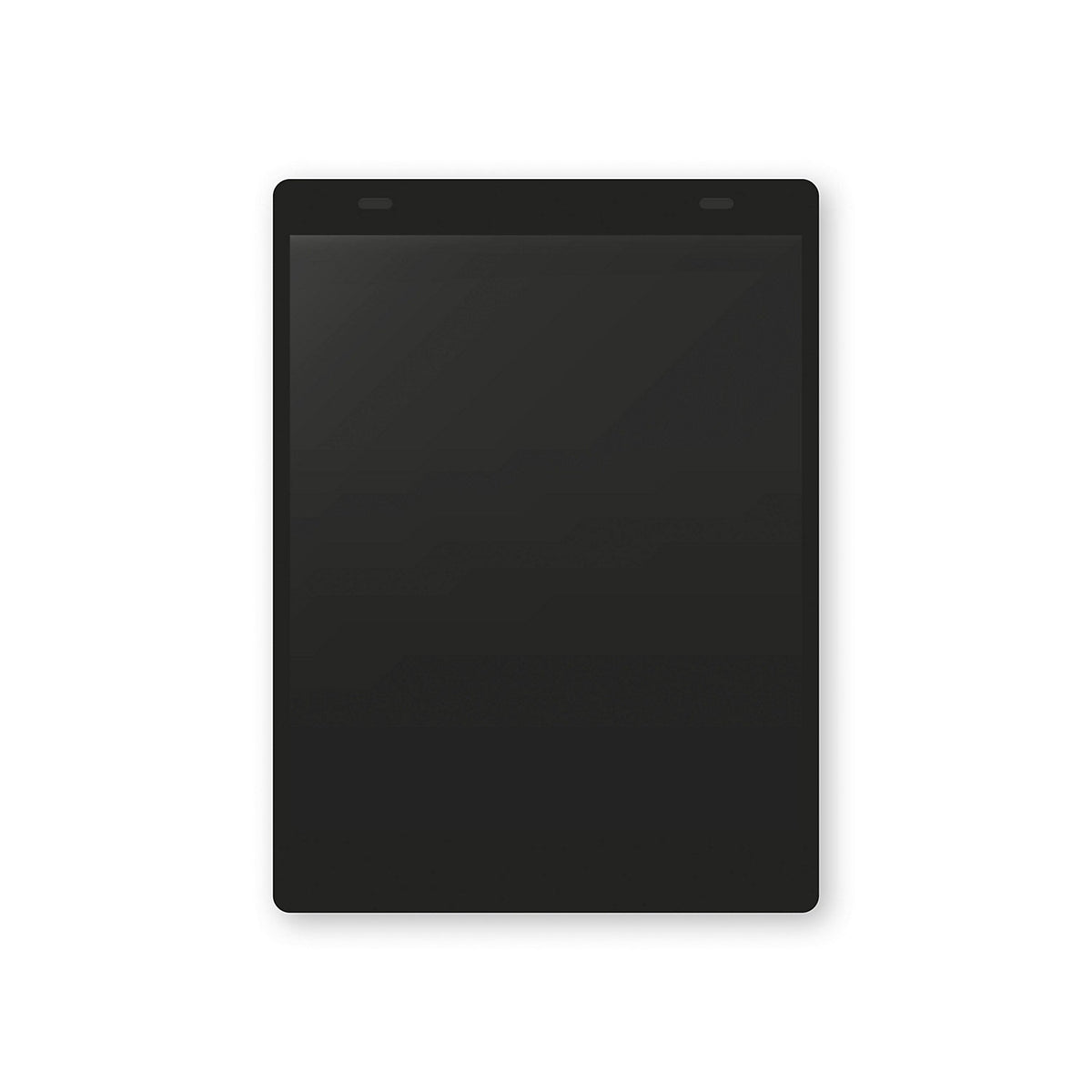 Document pouches, magnetic, A5 portrait, pack of 10, black.
