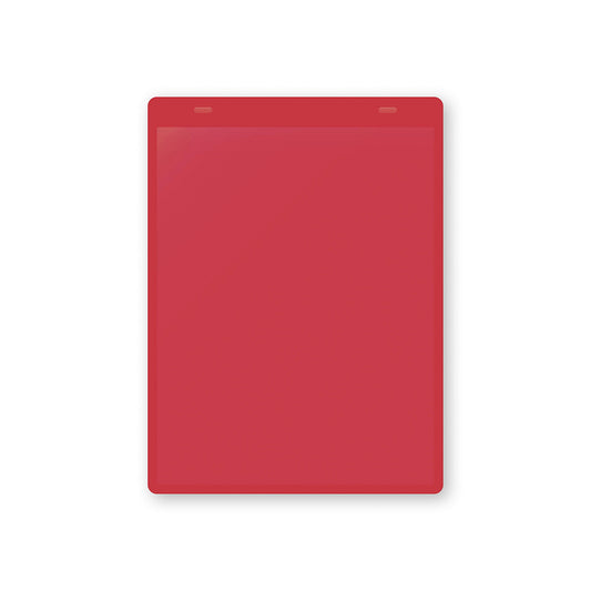 Document pouches, magnetic, A5 portrait, pack of 10, red.