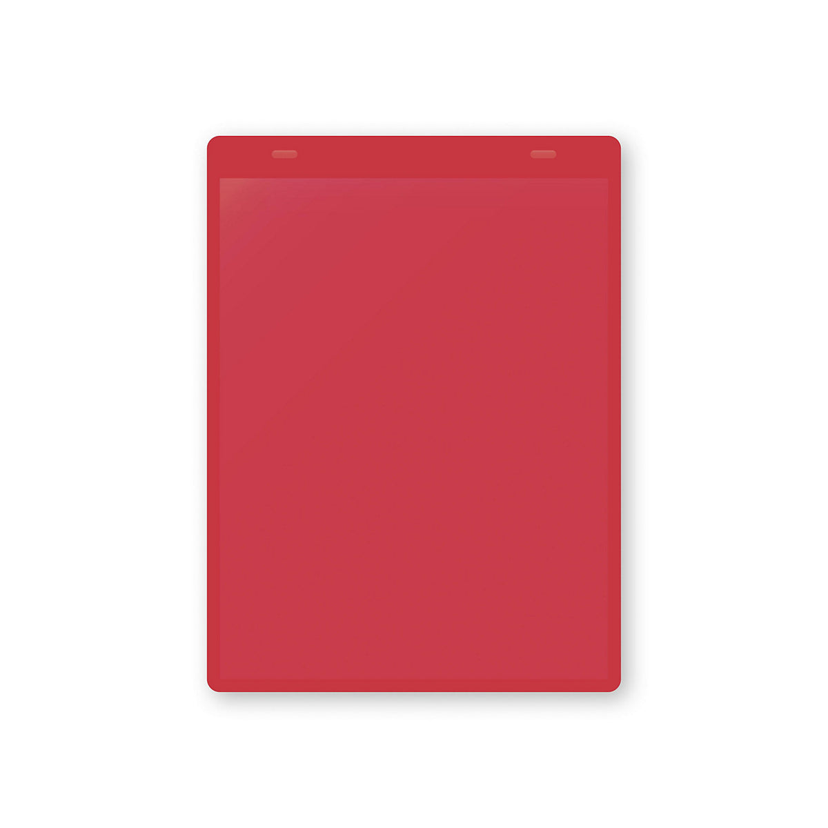 Document pouches, magnetic, A5 portrait, pack of 50, red.