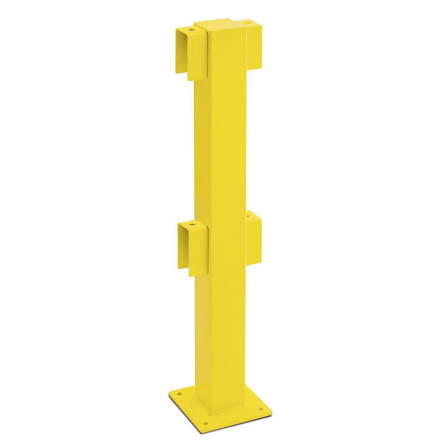 Post for XL-Line safety railing, for indoor use, height 1000 mm, centre post.