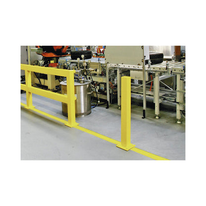 Post for XL-Line safety railing, for indoor use, height 1000 mm, bollard.