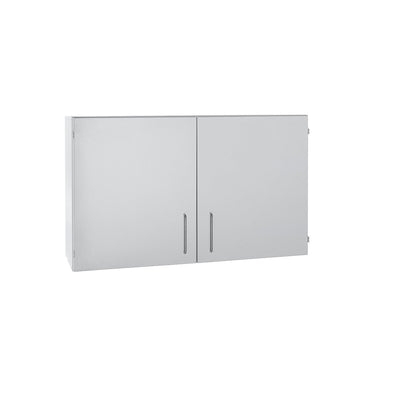 Laboratory wall mounted cupboard, 2 hinged doors, WxDxH 900 x 400 x 750 mm.