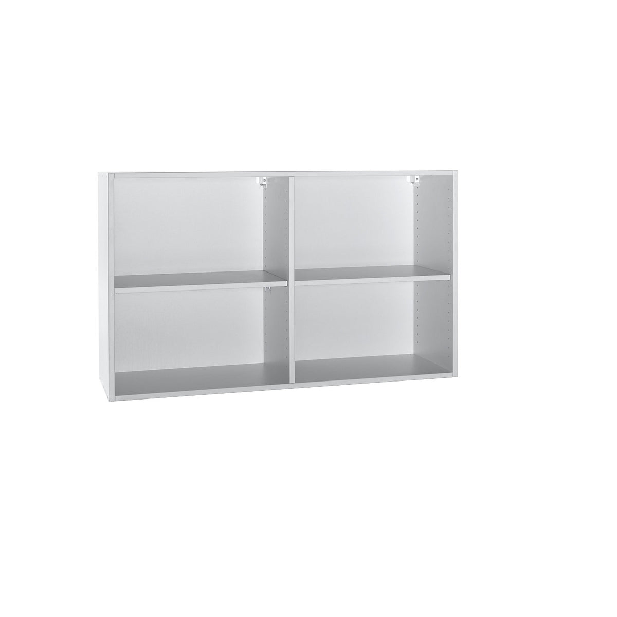 Laboratory wall mounted shelf unit, 1 shelf, WxDxH 600 x 381 x 750 mm.