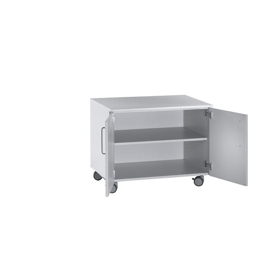 Laboratory base cupboard, low, 2 doors, 1 shelf, width 1136 mm.