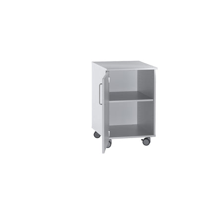 Laboratory base cupboard, high, 1 hinged door, 1 shelf, width 536 mm.
