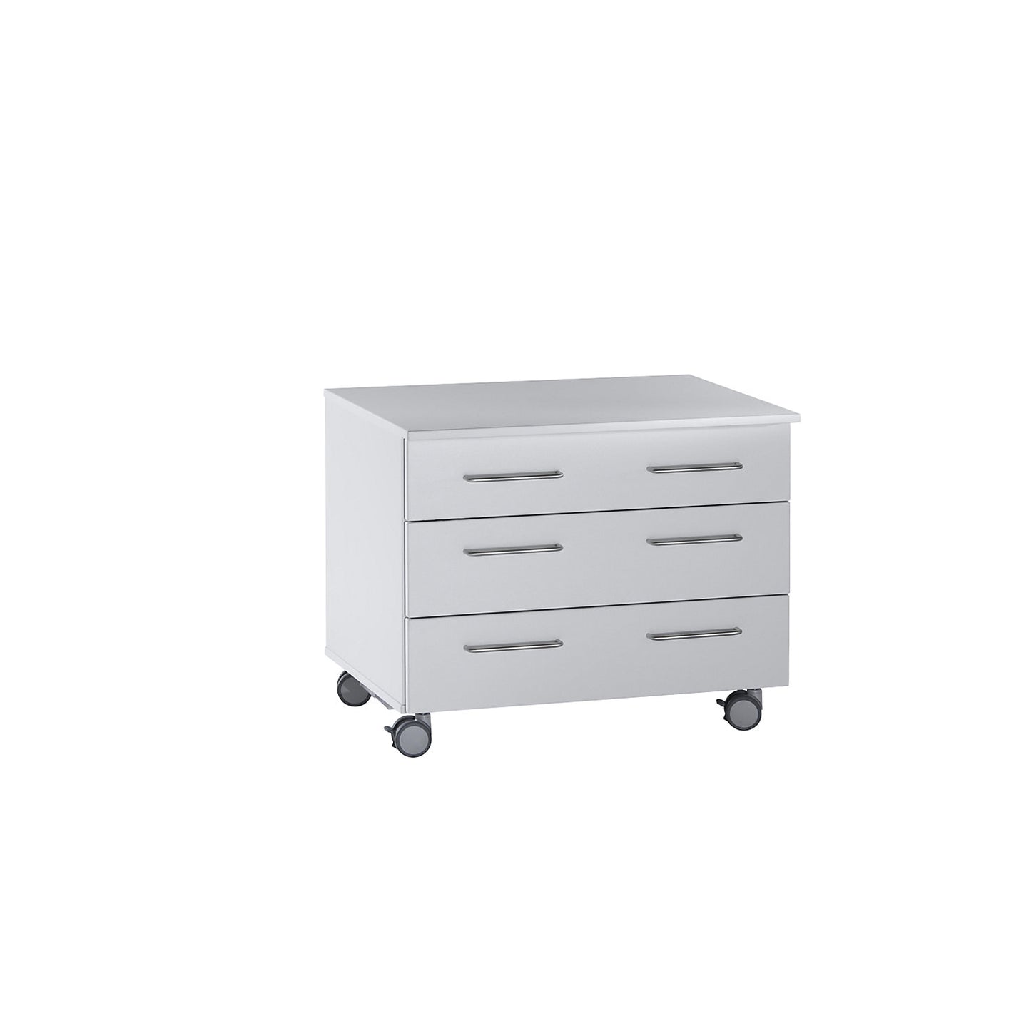 Laboratory base cupboard, low, 3 drawers, width 536 mm.